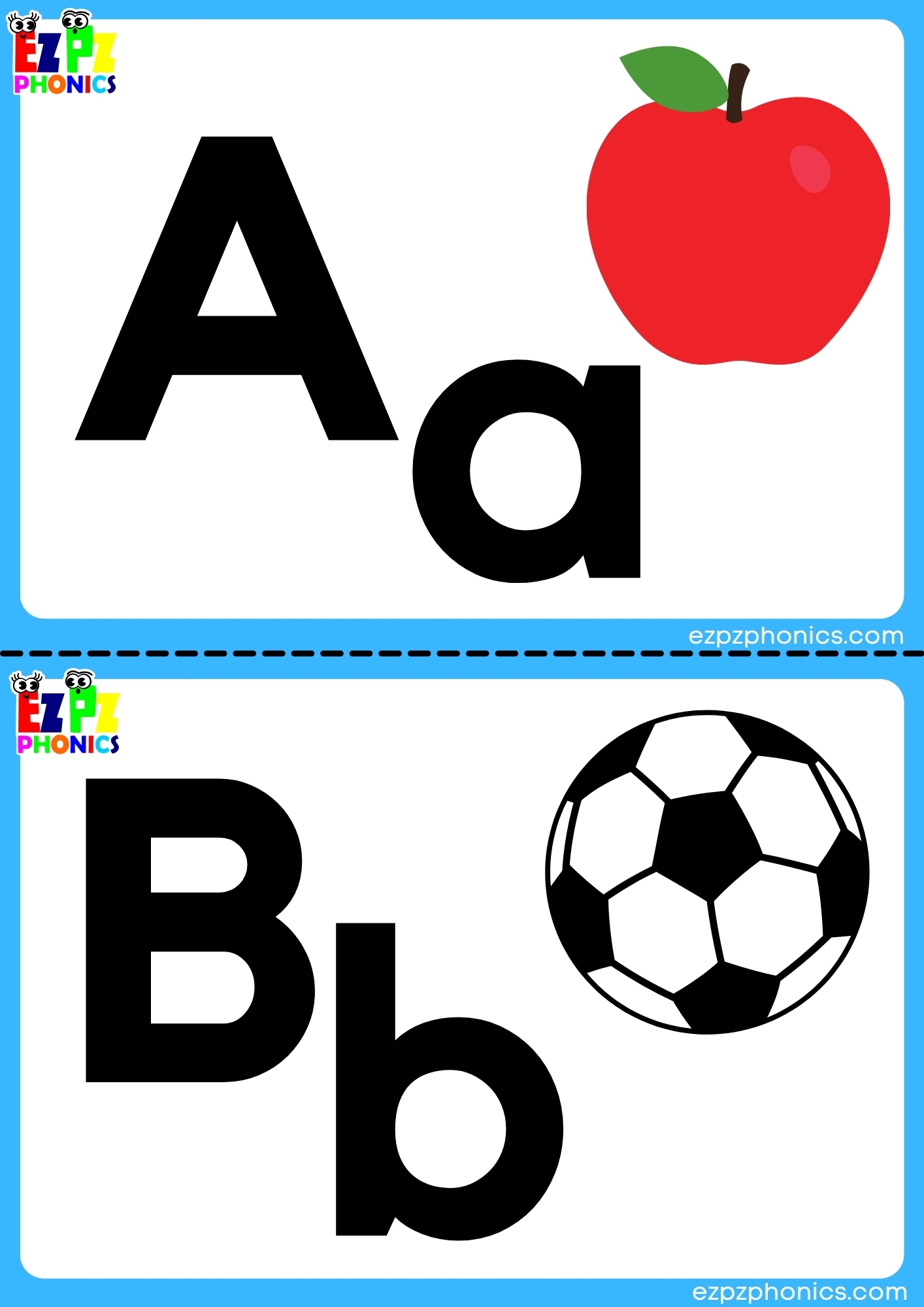 A To Z Half Page Phonics Flashcards With Images Complete Set Download Free Printable PDF For Teachers And Homeschool Parents To Teach Kindergarten And Preschool Children Ezpzphonics A To Z Half Page Phonics Flashcards With Images Complete Set Download Free Printable PDF For Teachers And Homeschool Parents To Teach Kindergarten And Preschool Children Ezpzphonics