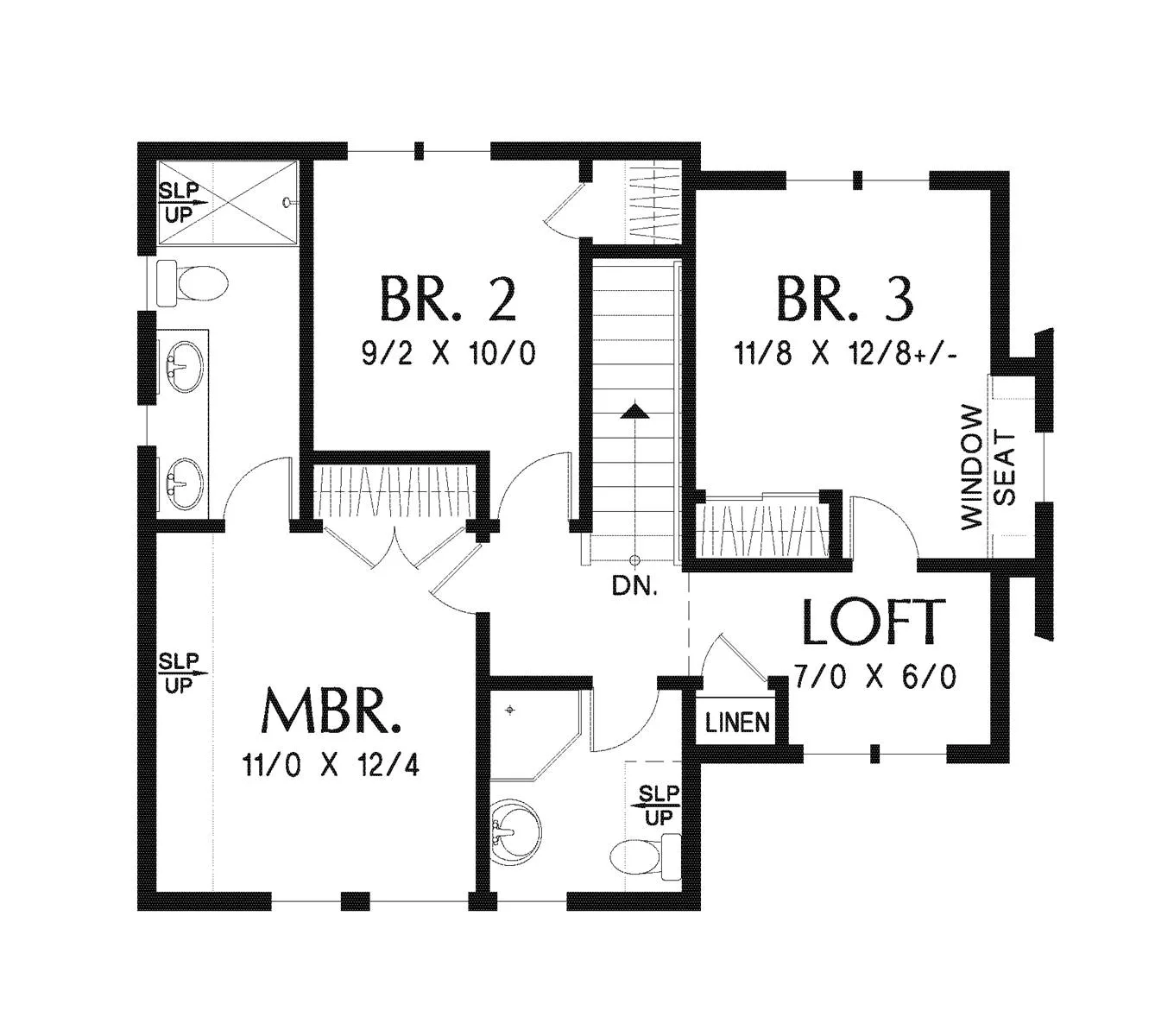 Adorable Two Story Bungalow Style House Plan 6585 Hanzel 6585