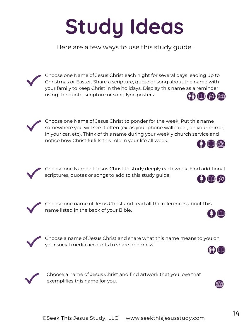 ADVOCATE FREE Believe On My Name PDF Printable BIBLE Study Guide Seek This Jesus Study