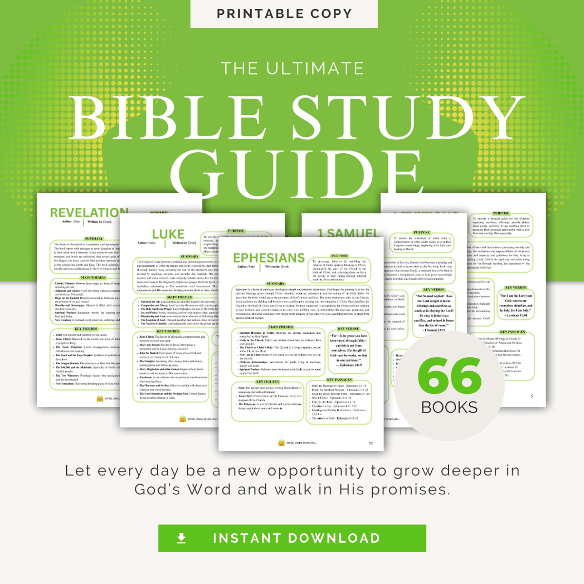 Bible Study Guide Bible Study Tool Books Of The Bible Summary Sheets Printable Scripture Study Bible