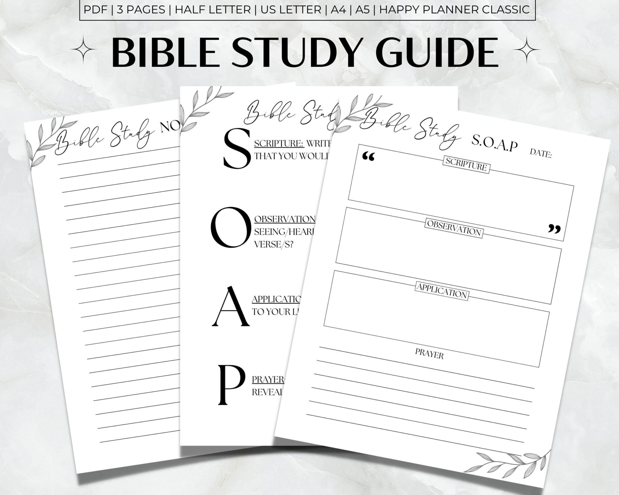 Printable Bible Study Tools - We Love Printables