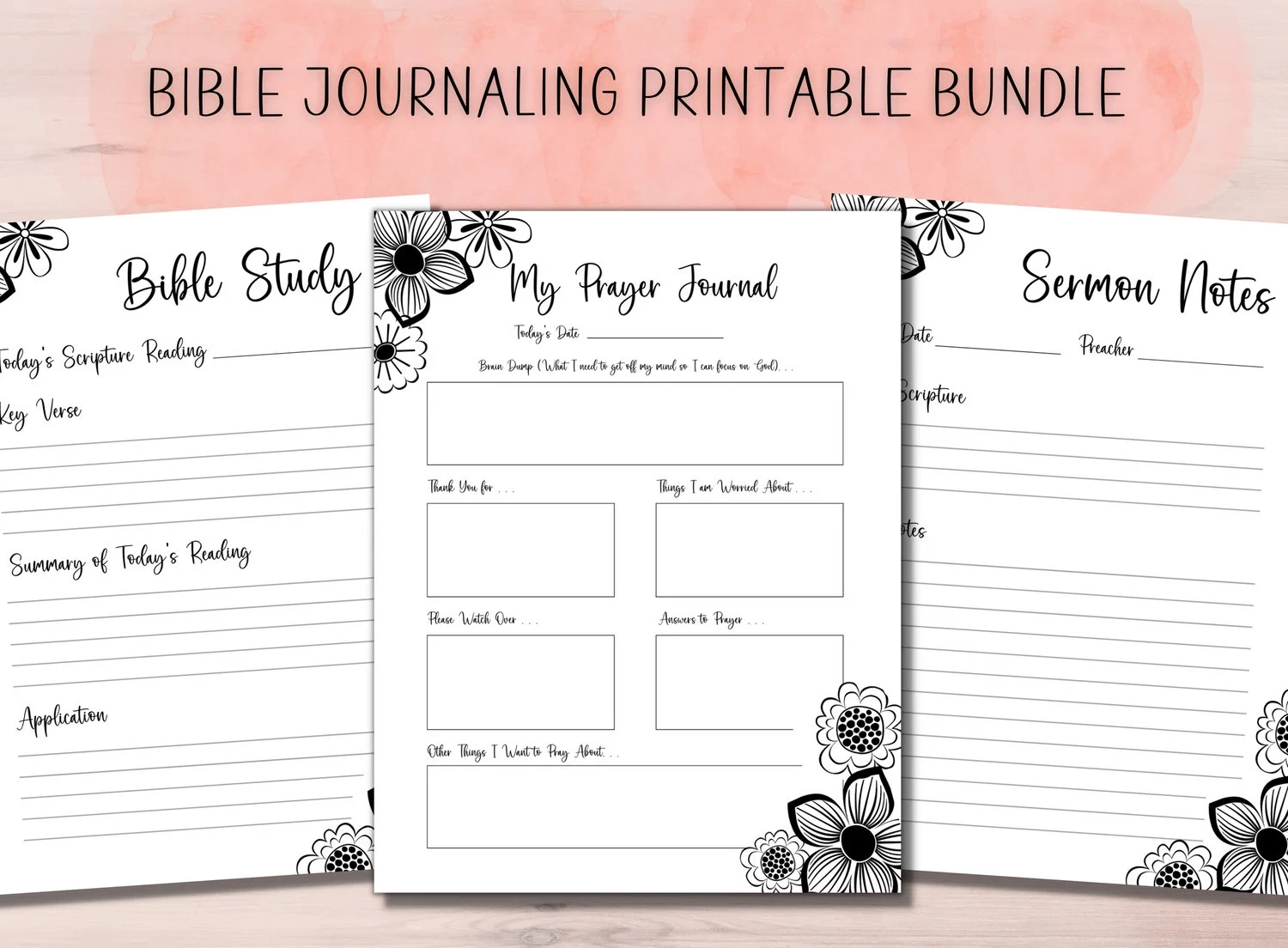 Bible Study Journal Printable Bible Journaling For Women Daily Prayer Journal Sermon Notes Bible Study Guide Prayer Notebook Etsy Bible Study Journal Printable Bible Journaling For Women Daily Prayer Journal Sermon Notes Bible Study Guide Prayer Notebook Etsy