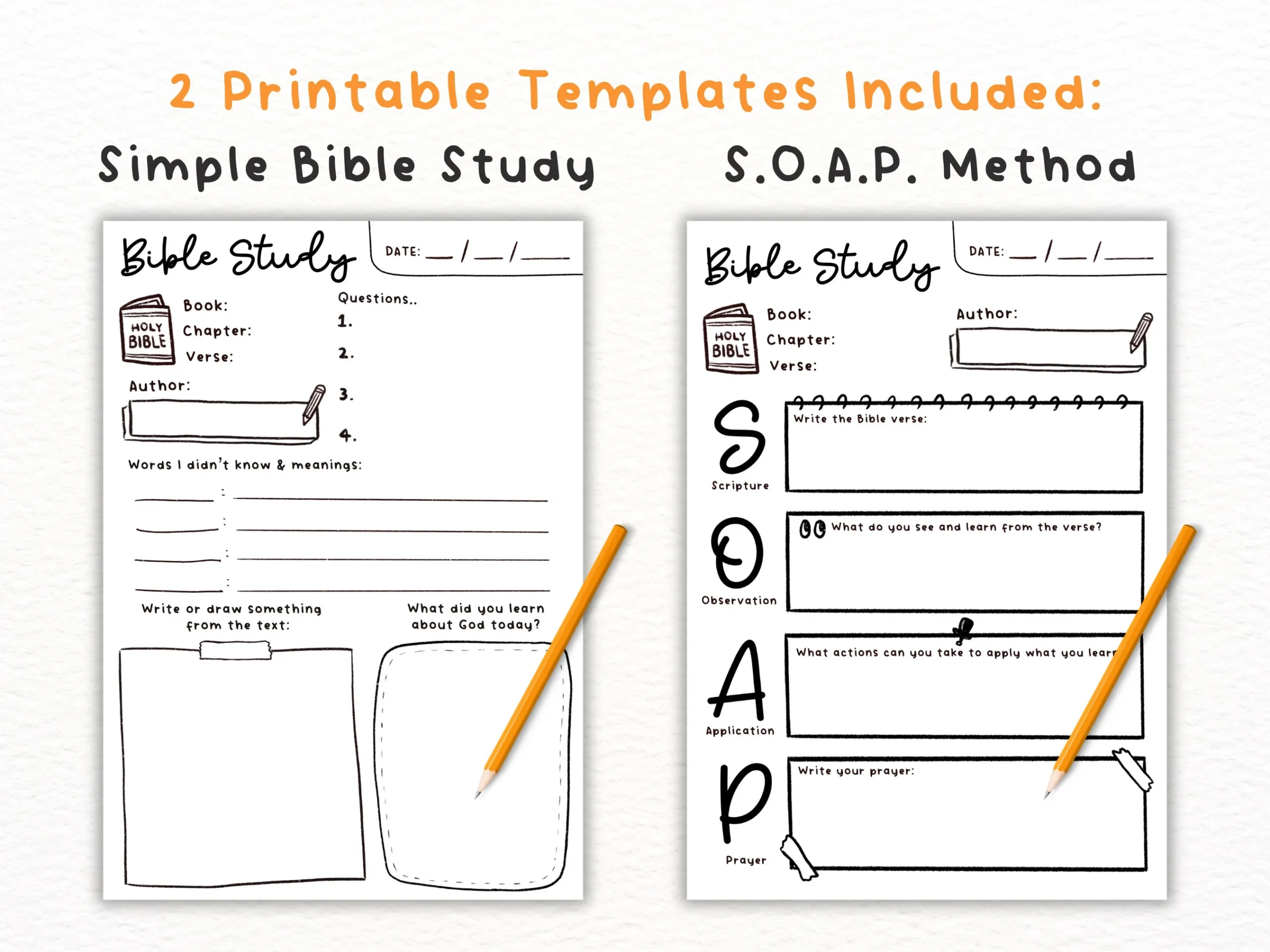 Bible Study Printable For Children Kids Elementary School Youth SOAP Method Digital Christian Youth Worksheet Activity Sunday School Etsy