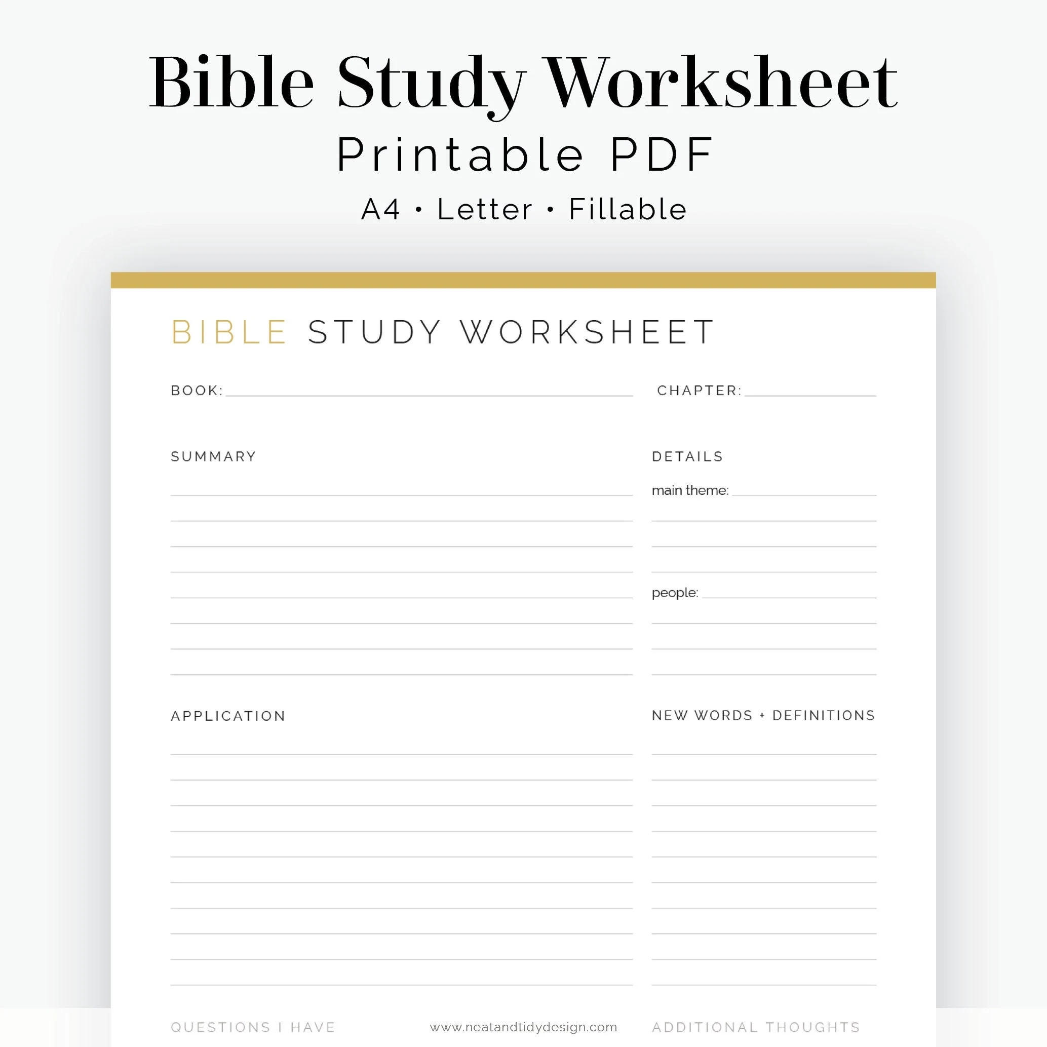 Bible Study Worksheet Fillable Printable PDF Journaling Devotional Journal Printable Bible Study Christian Diary Instant Download Etsy