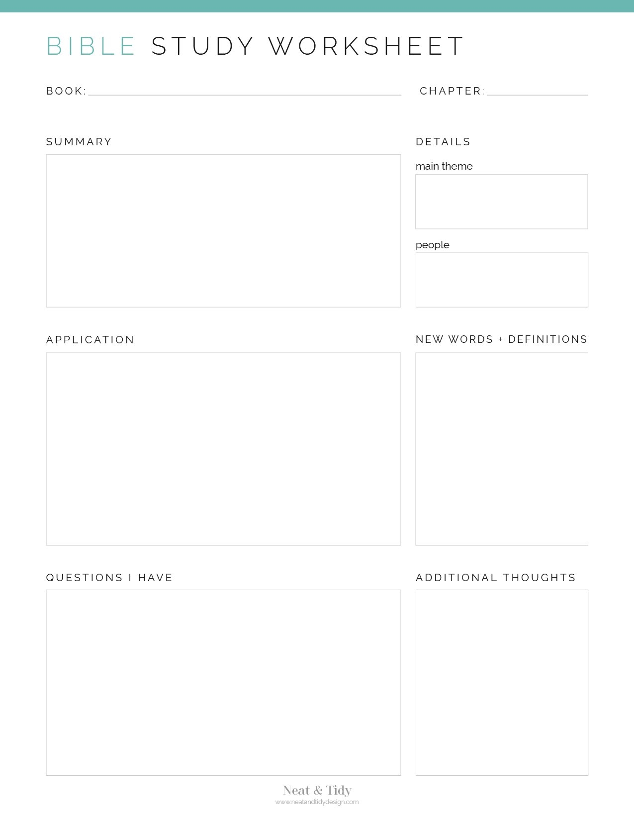 Bible Study Worksheet Neat And Tidy Design Bible Study Worksheet Neat And Tidy Design