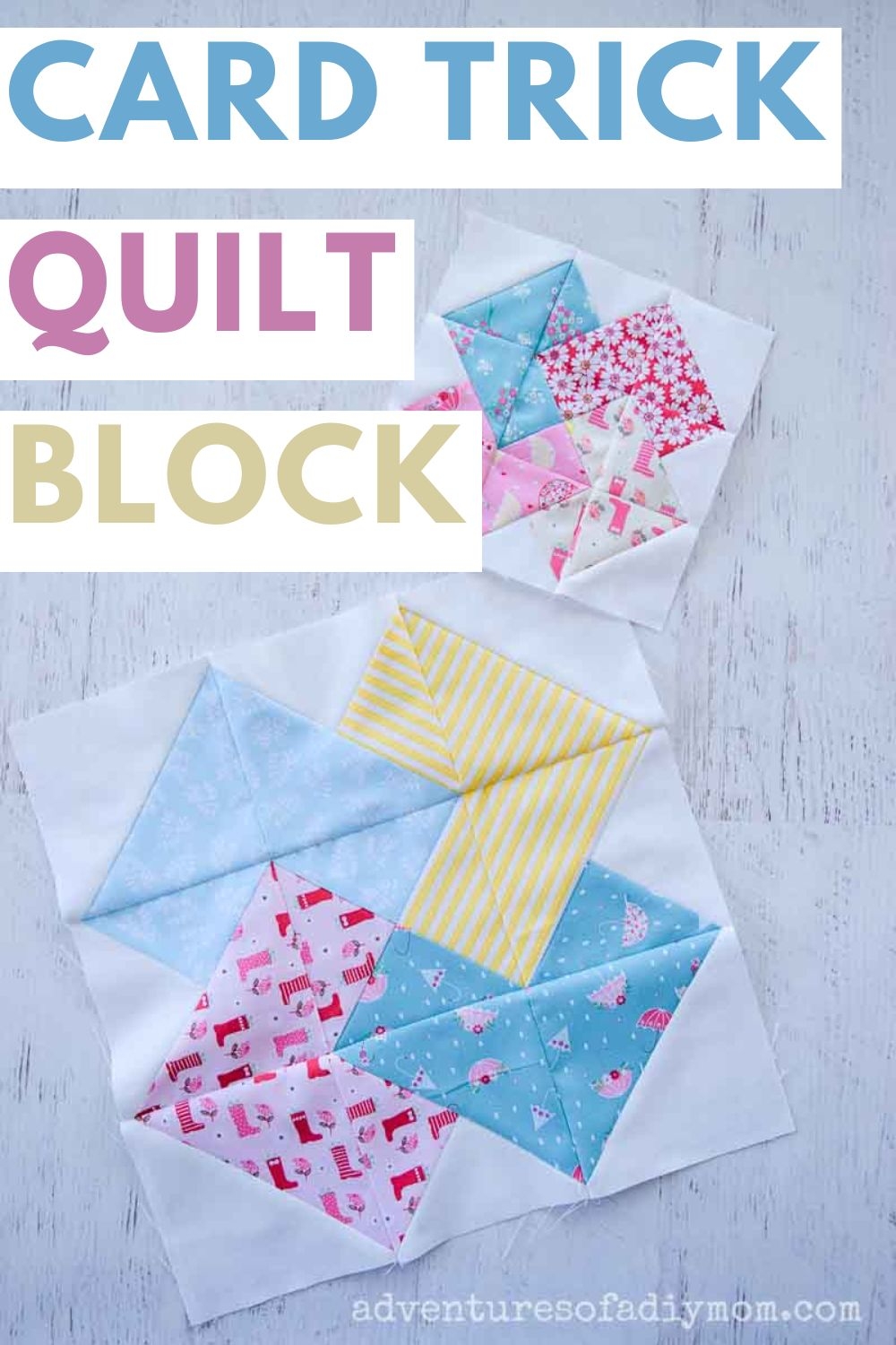 Card Trick Quilt Block Winning Hand Block Adventures Of A DIY Mom Card Trick Quilt Block Winning Hand Block Adventures Of A DIY Mom
