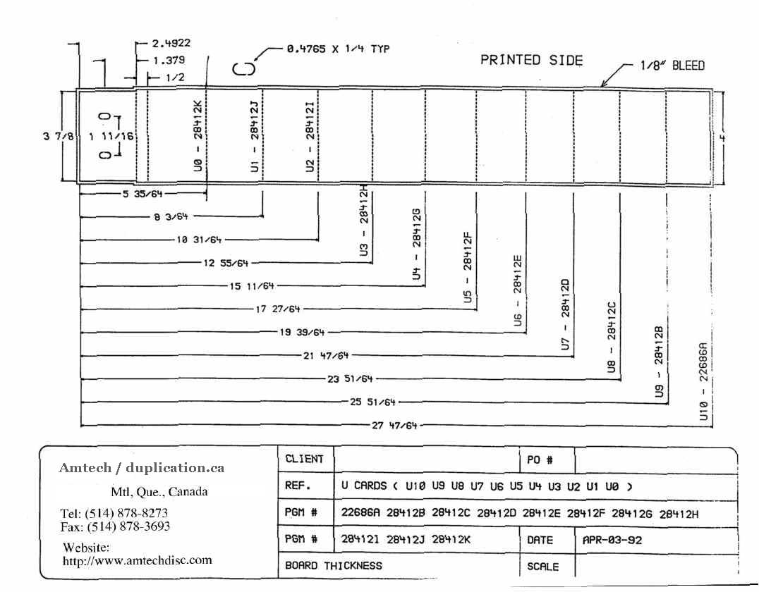 Cassette Insert Print Specs Worksheets Library