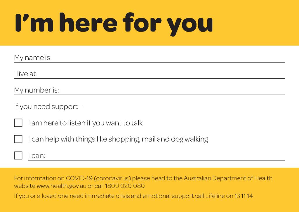 Connection Cards To Help You StayConnected