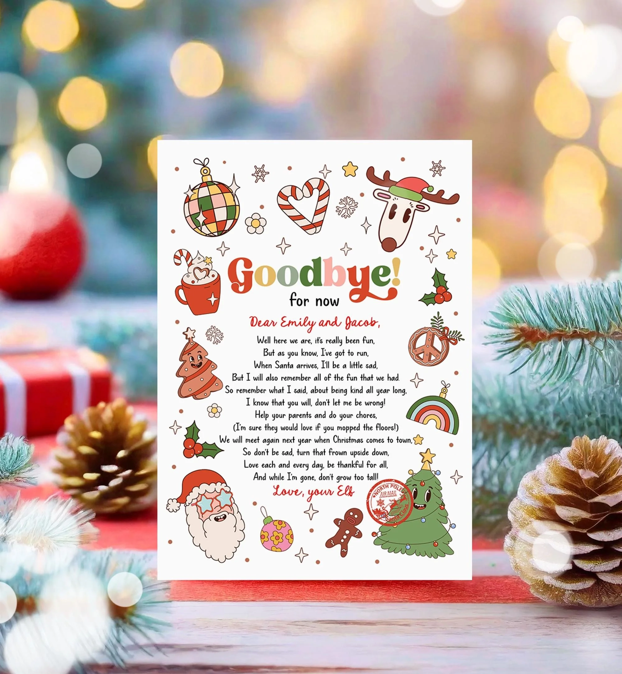 Editable Elf Goodbye Letter Departure Letter Christmas Goodbye From Yo Design My Party Studio Editable Elf Goodbye Letter Departure Letter Christmas Goodbye From Yo Design My Party Studio