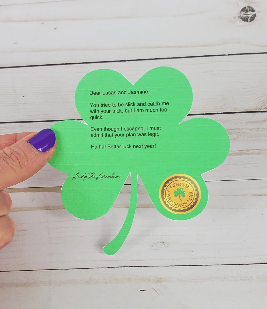 Editable Leprechaun Letter Cassie Smallwood Editable Leprechaun Letter Cassie Smallwood