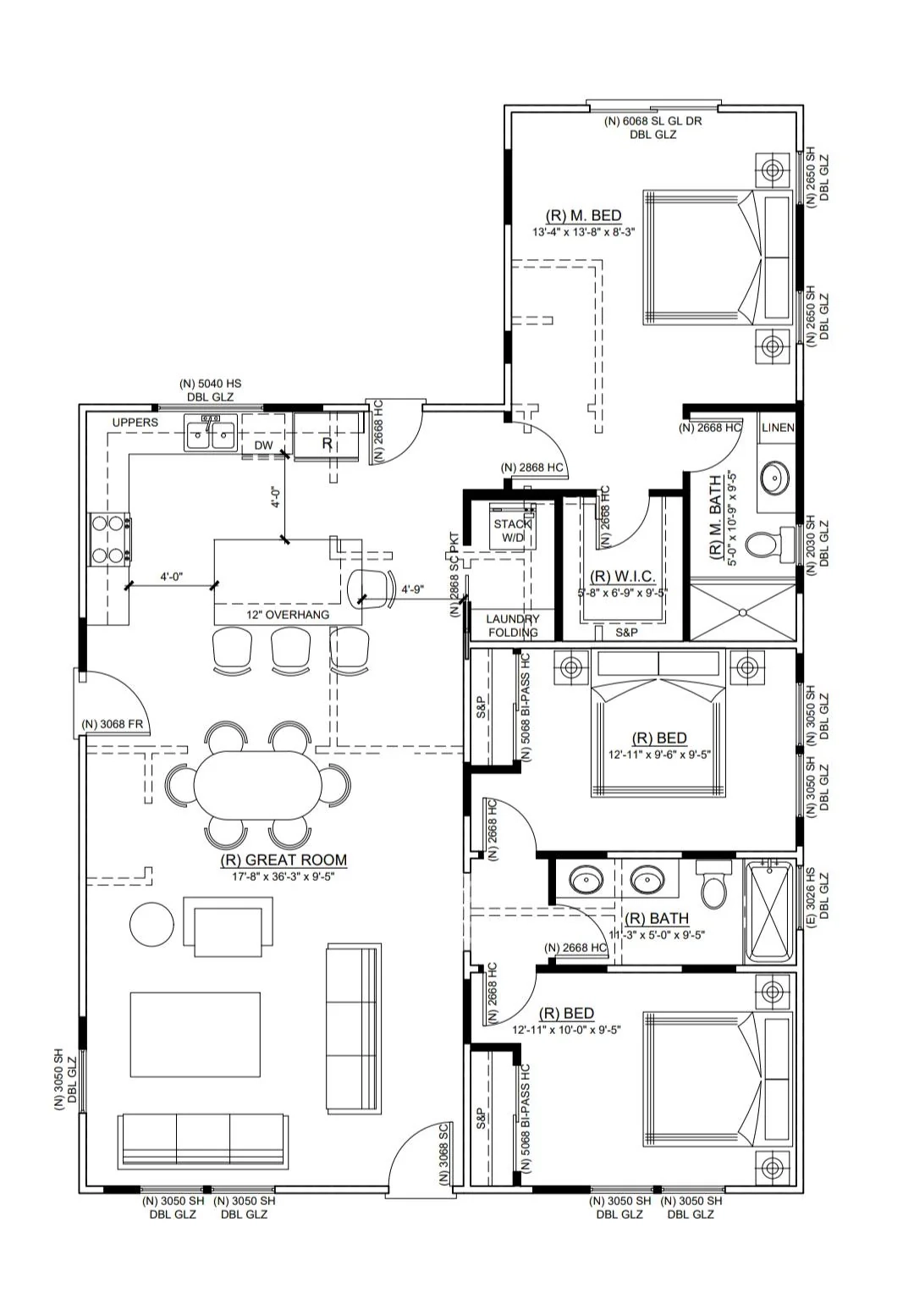 Floor Plan For 1890s California Bungalow R floorplan