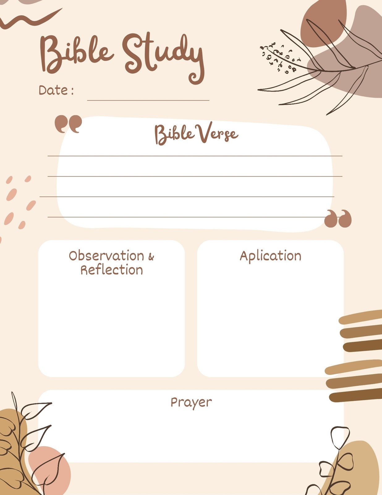 Free And Customizable Bible Templates