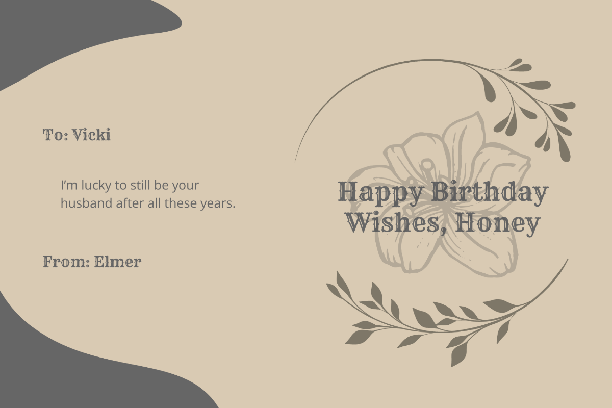 Free Birthday Card For Wife Templates Editable And Printable Free Birthday Card For Wife Templates Editable And Printable