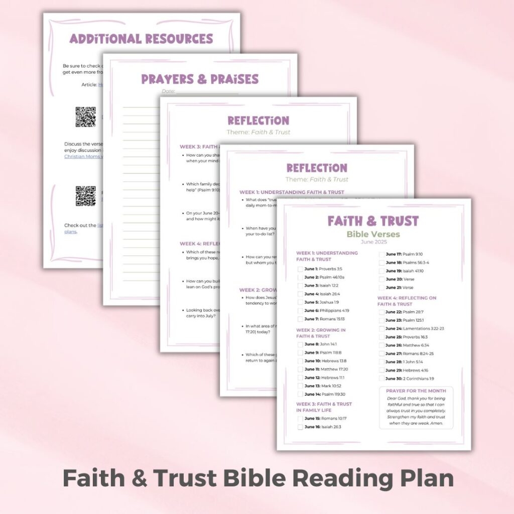 FREE Christian Printables Library Families With Grace