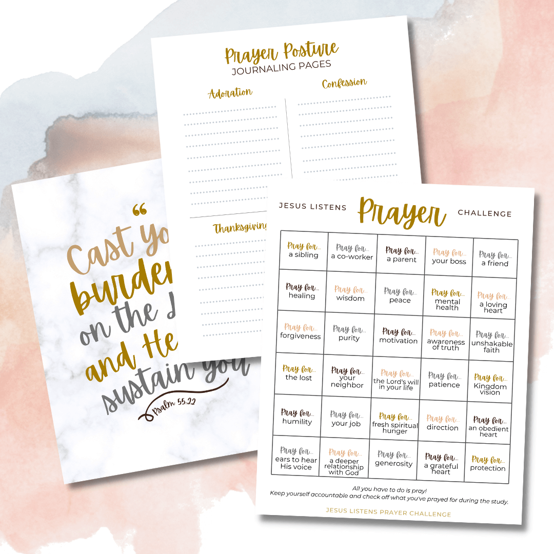 Free Prayer Journal Pages