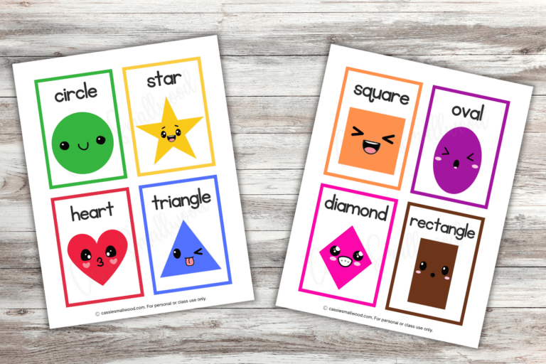 Free Printable Flash Cards For Pre K - We Love Printables