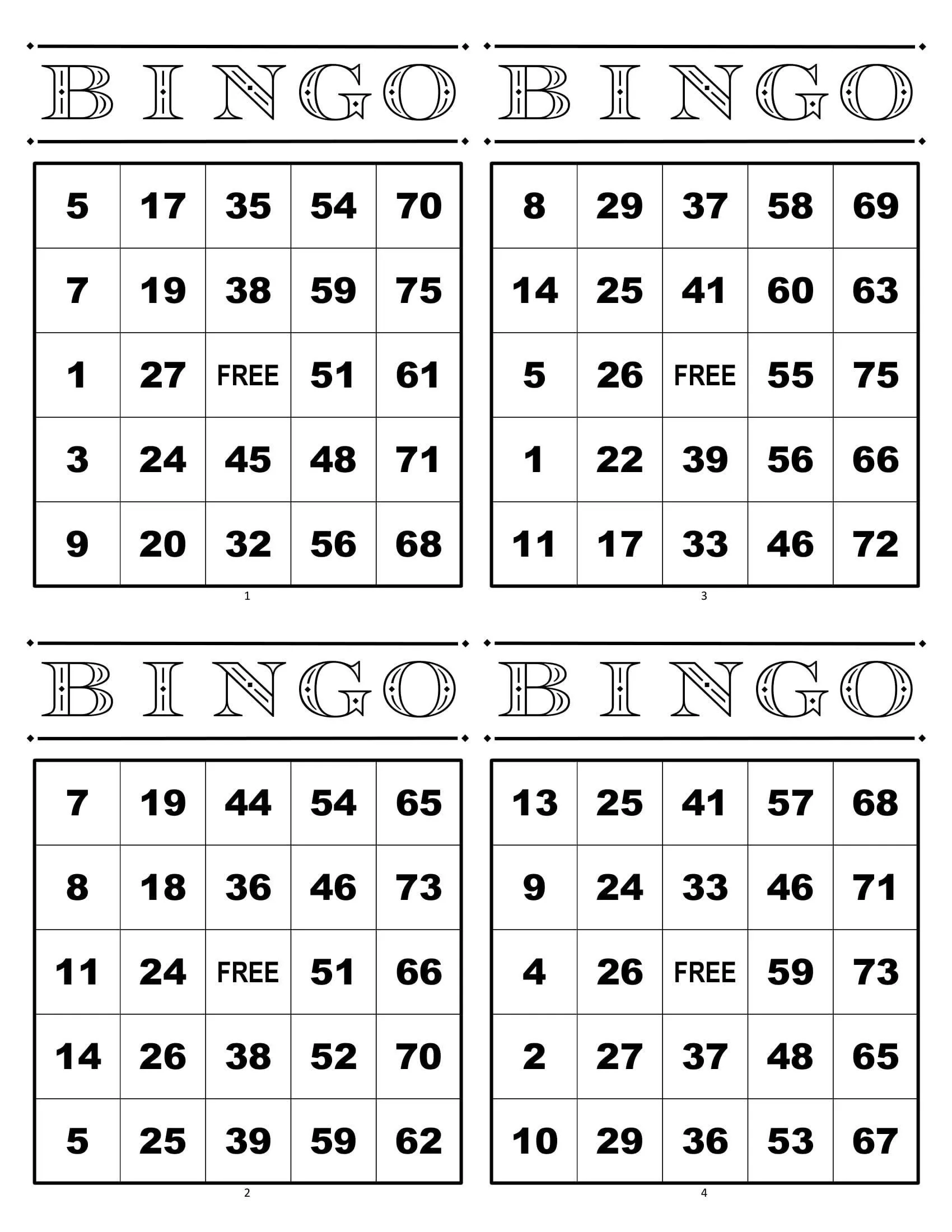Free Printable Bingo Patterns Printable Study Planner