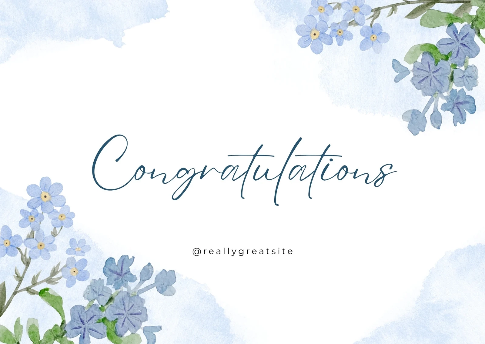 Free Printable Custom Congratulation Card Templates Canva