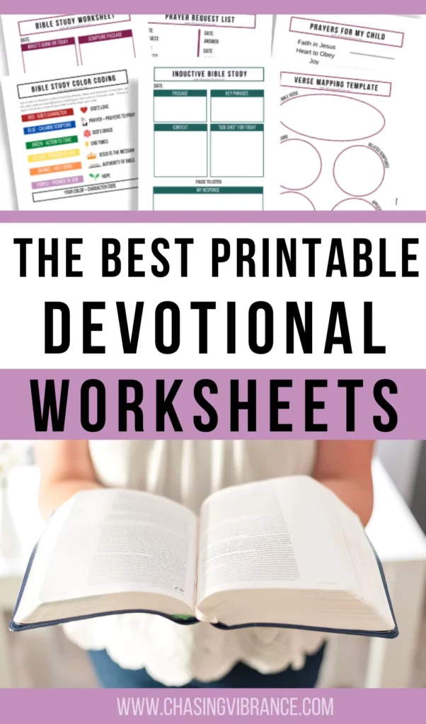 Free Printable Devotional Worksheets For Adults And Teens Chasing Vibrance