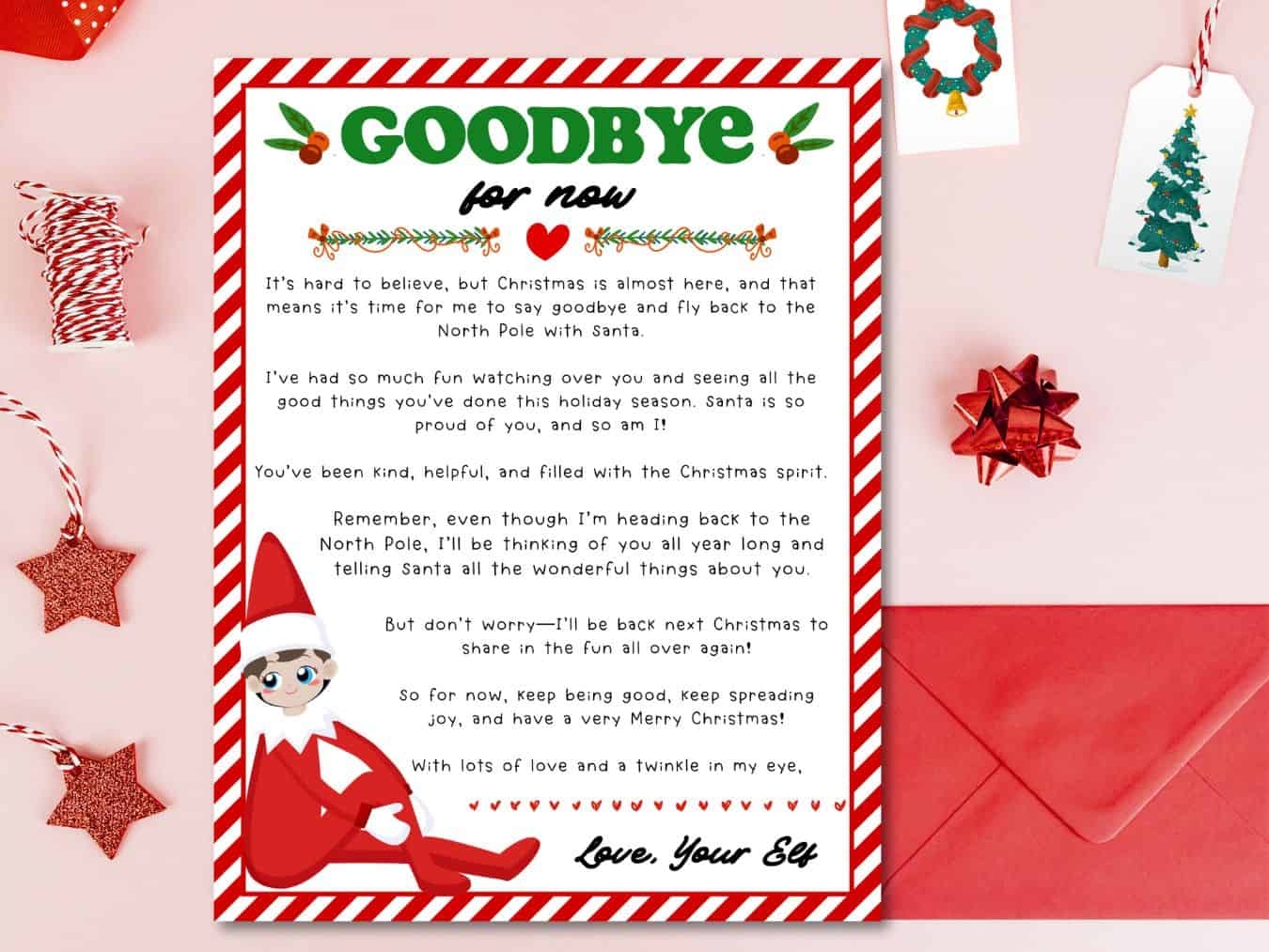 Free Printable Elf Letters Set Arrival Return Goodbye From Your Elf On The Shelf Lovely Planner Free Printable Elf Letters Set Arrival Return Goodbye From Your Elf On The Shelf Lovely Planner