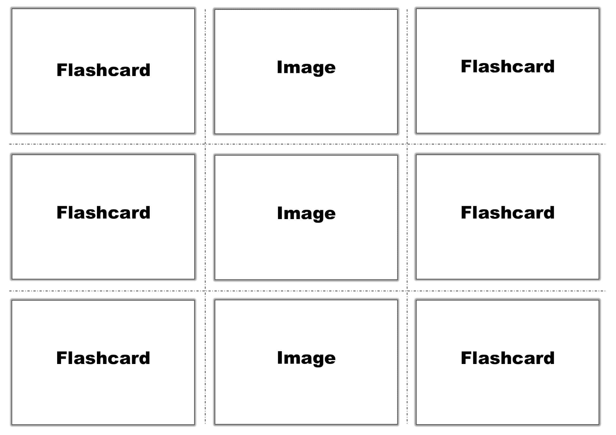 Free Printable Index Flash Card Templates Word Editable Free Printable Index Flash Card Templates Word Editable