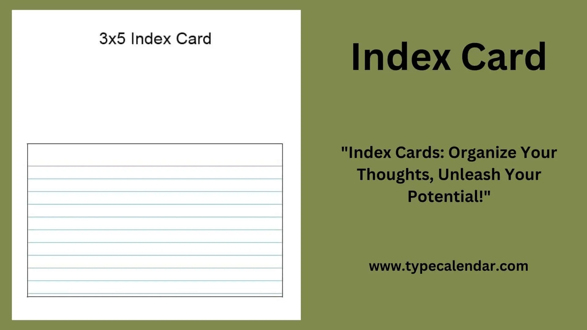 Free Printable Index Flash Card Templates Word Editable