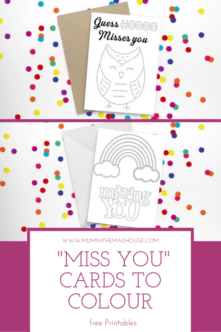 Free Printable Miss You Cards To Colour Thoughtful And Creative Cards