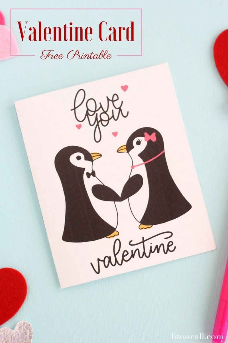 Free Printable Valentine s Day Card