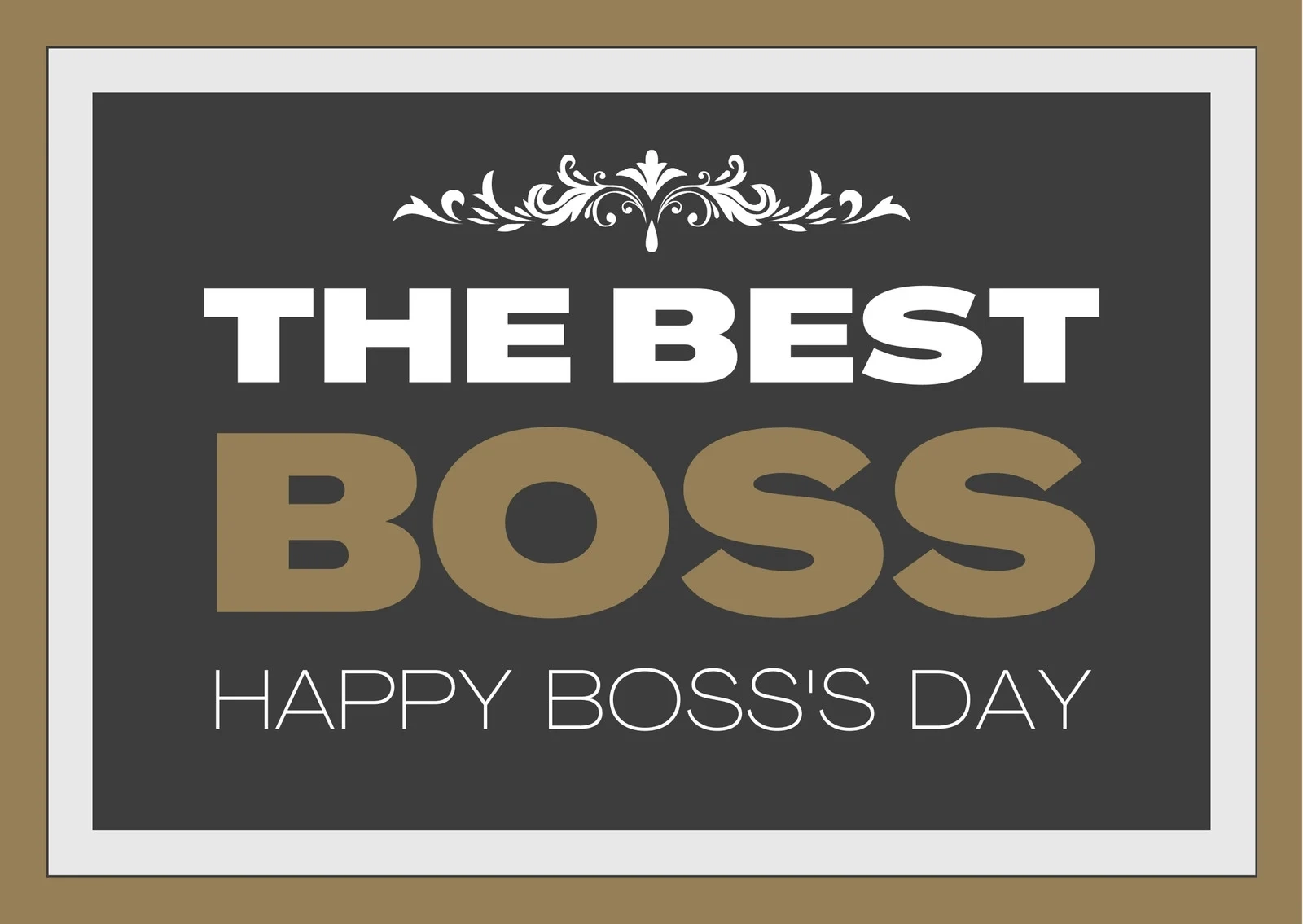 Free To Customize And Print Boss Day Card Templates Canva