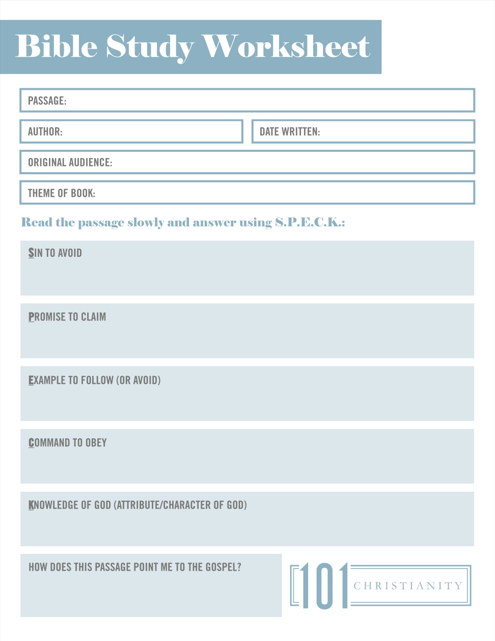 FREE TOOLS 101 Christianity