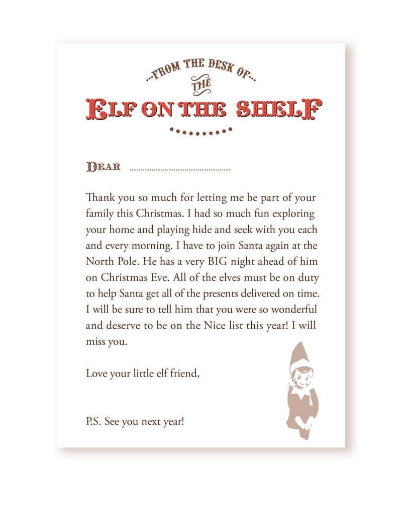 Freebie Your Very Own Goodbye Letter From The Elf On The Shelf Serendipity Soiree Freebie Your Very Own Goodbye Letter From The Elf On The Shelf Serendipity Soiree