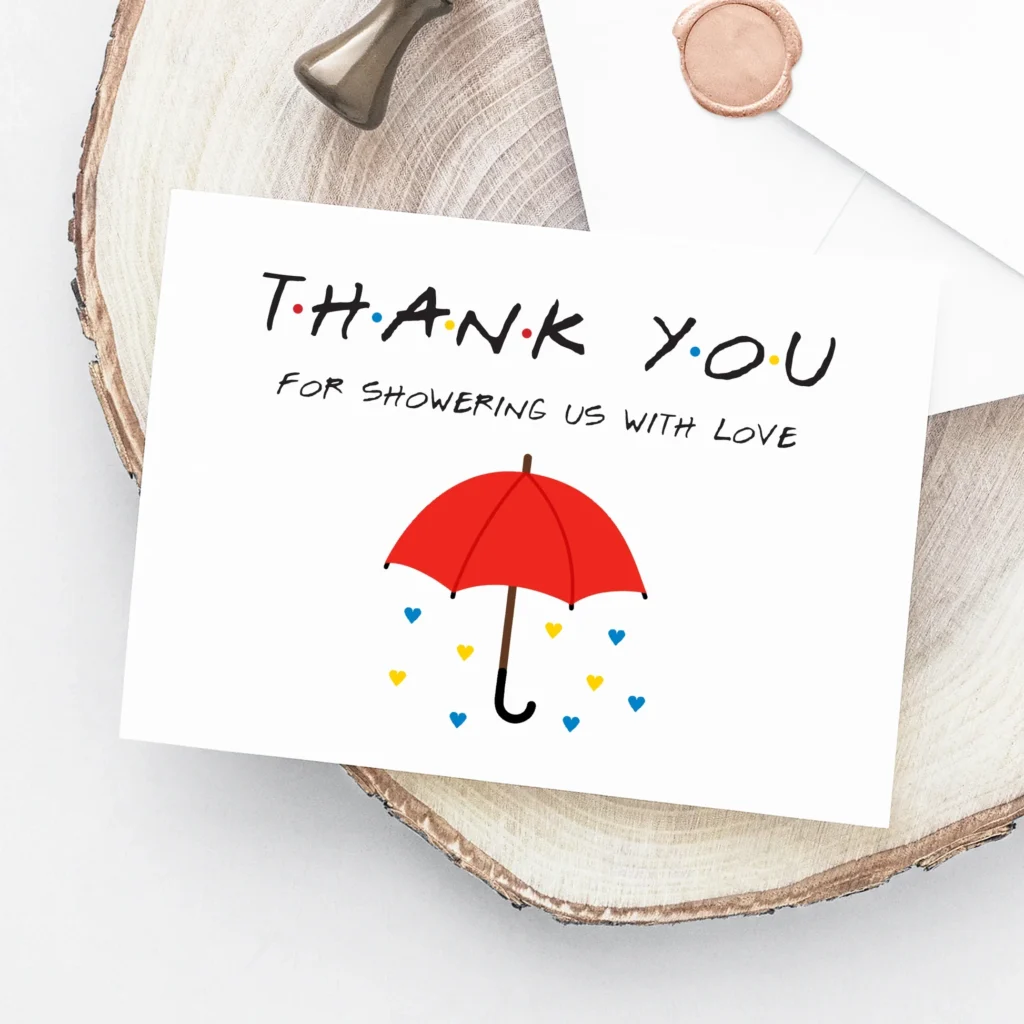 Friends Thank You Card Printable Awdesignsprintables