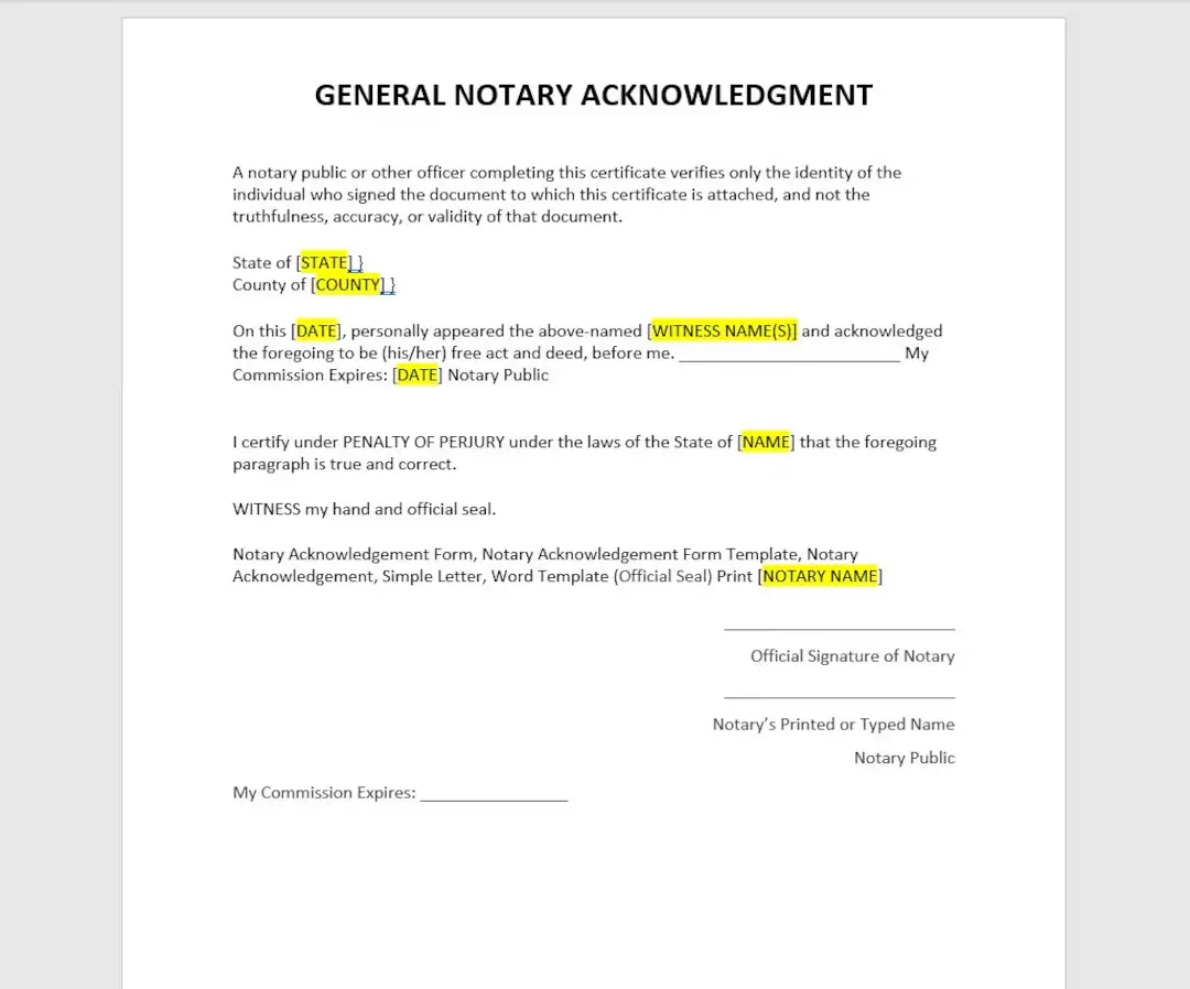 General Notary Acknowledgement Form Notary Acknowledgement Form Template Notary Acknowledgement Simple Letter Word Template Etsy Denmark General Notary Acknowledgement Form Notary Acknowledgement Form Template Notary Acknowledgement Simple Letter Word Template Etsy Denmark