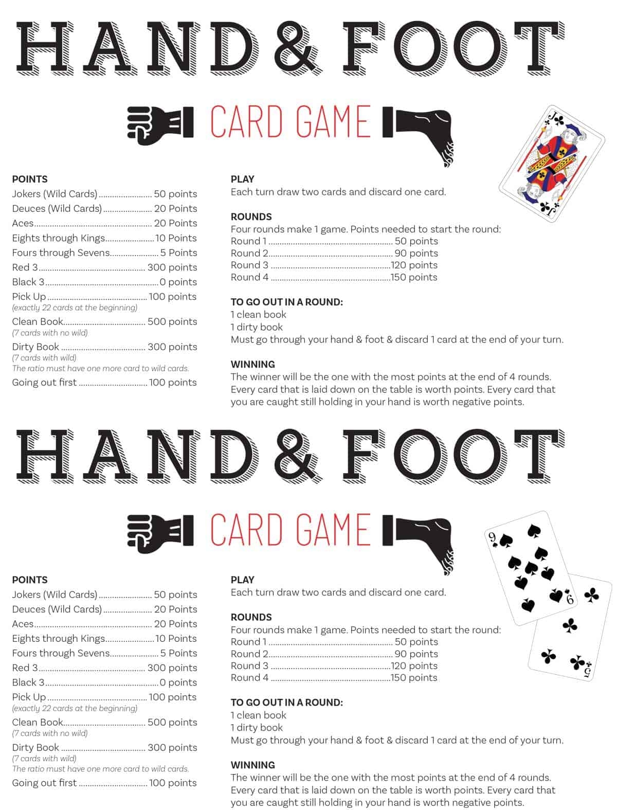 Hand And Foot Card Game Skip To My Lou Hand And Foot Card Game Skip To My Lou