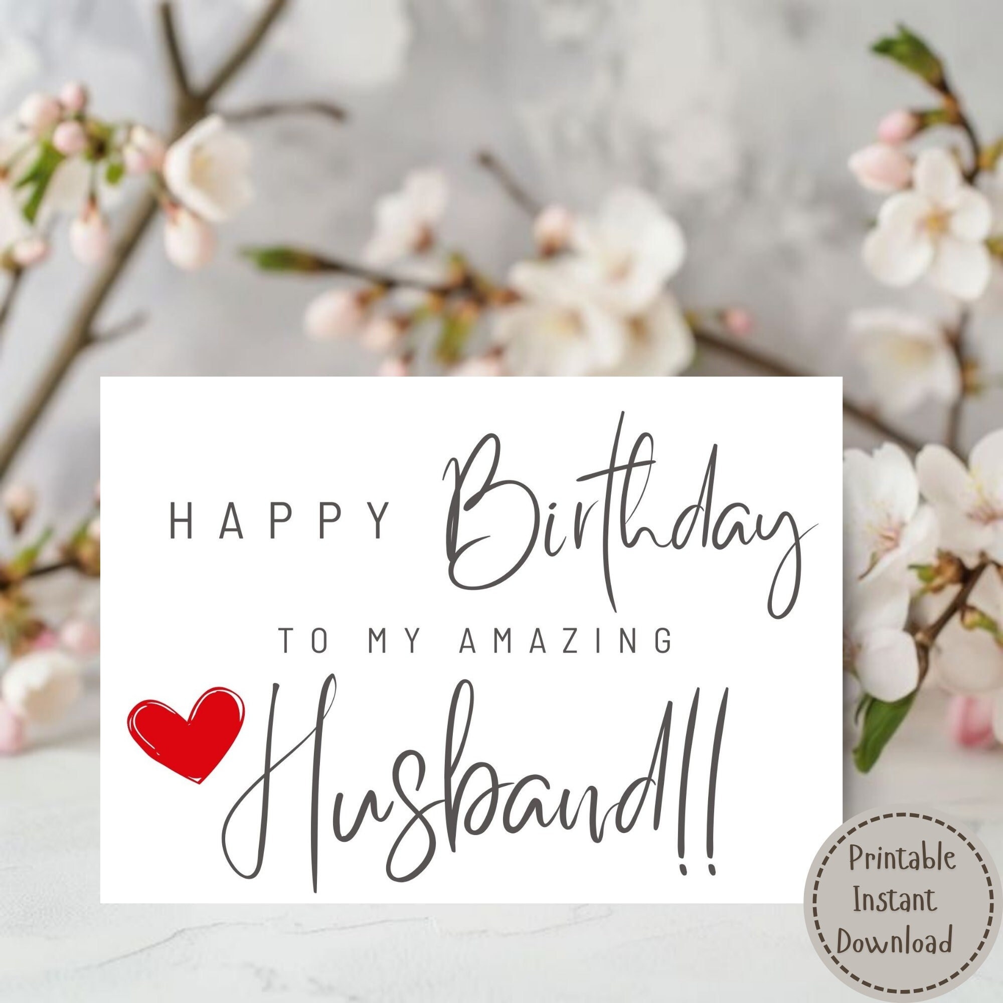 Husband Happy Birthday Card Printable Amazing Husband Birthday Card Instant DIGITAL Download Greeting Card DIY Envelope Included Etsy Husband Happy Birthday Card Printable Amazing Husband Birthday Card Instant DIGITAL Download Greeting Card DIY Envelope Included Etsy