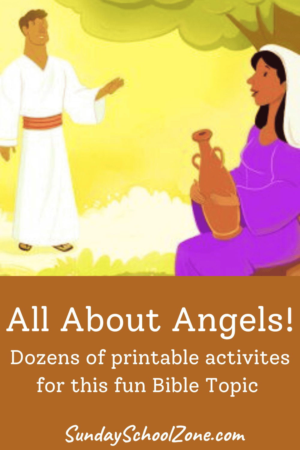 Kids Bible Activities About Angels Sunday School Printables