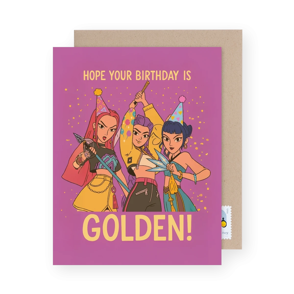 KPop Demon Hunter Birthday By B B Card Factory Postable