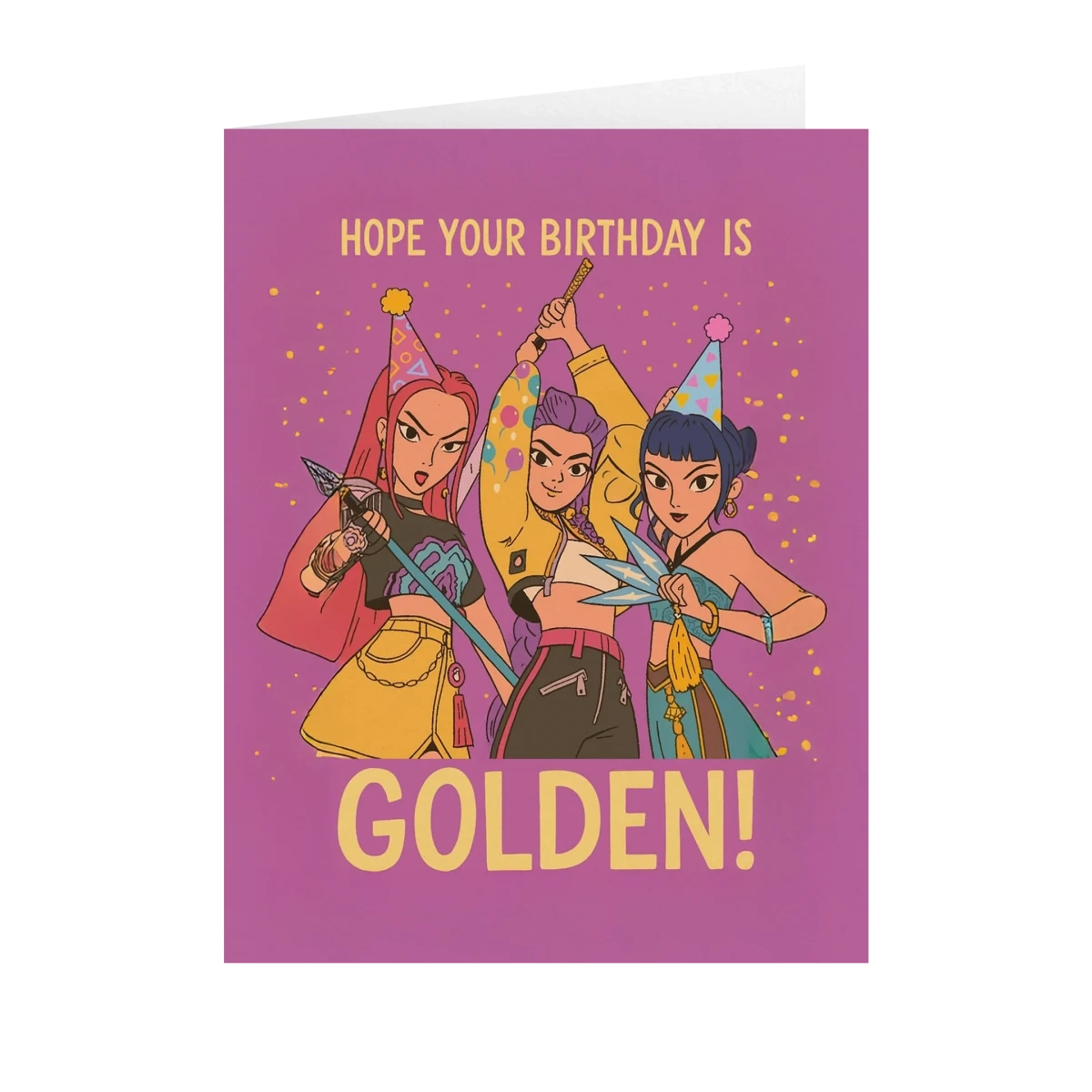 KPop Demon Hunter Birthday By B B Card Factory Postable