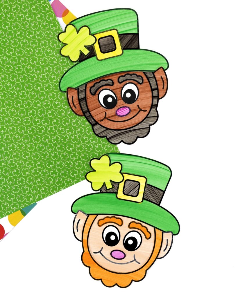 Leprechaun Card Craft Fireflies And Mud Pies