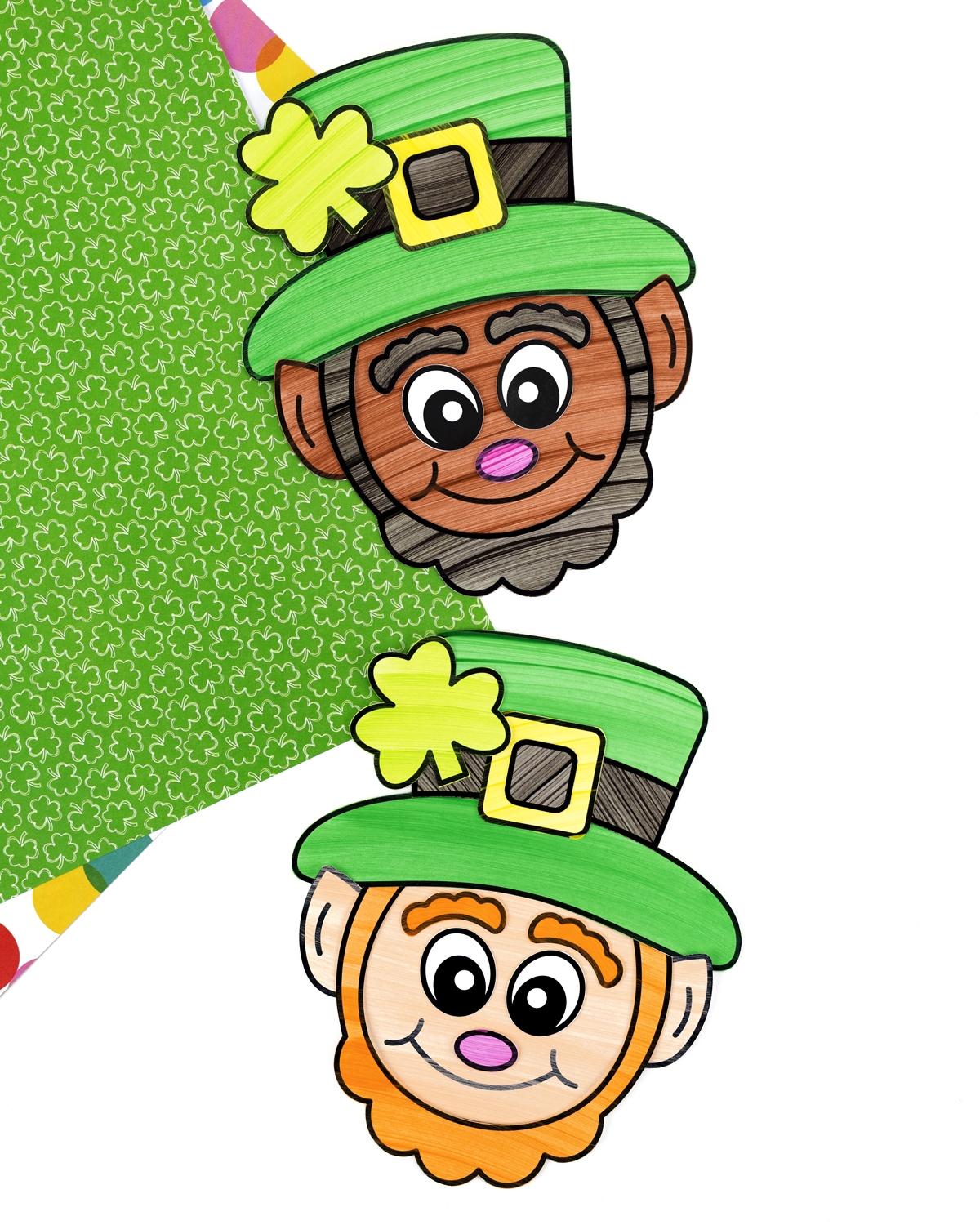 Leprechaun Card Craft Fireflies And Mud Pies
