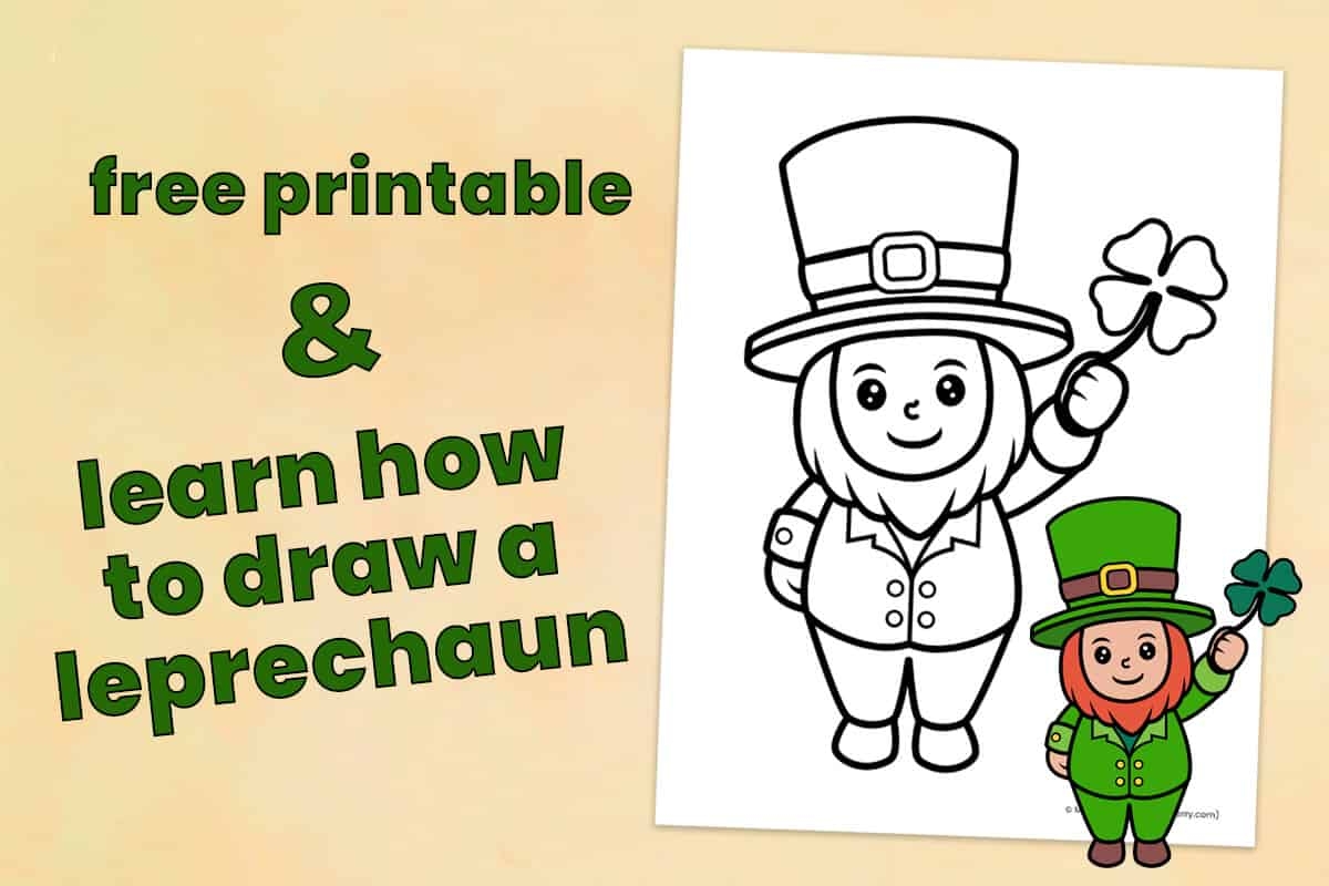 Leprechaun St Patrick s Day Coloring Page Mrs Merry