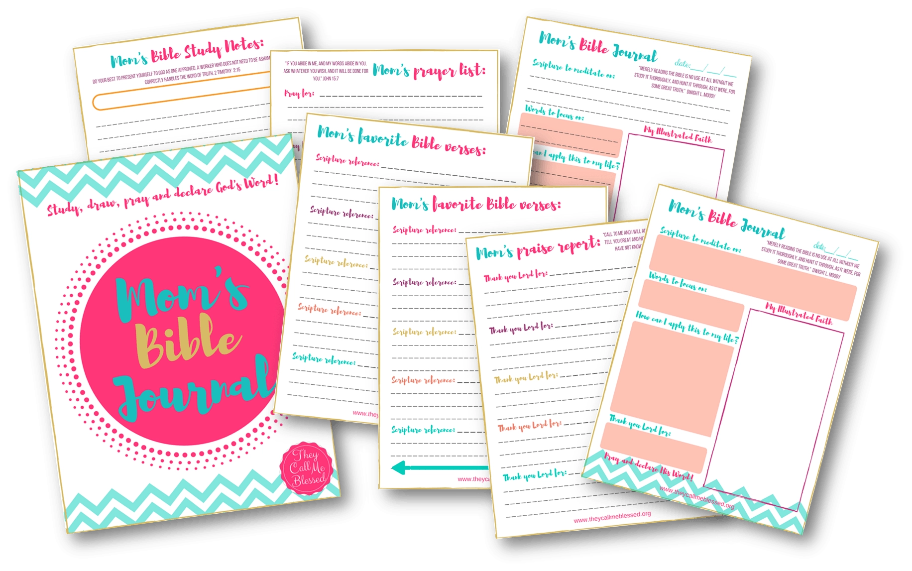Mom s Bible Journal Printable For The Happy Planner Cover 10 Pages BONUS Mom s Food Journal They Call Me Blessed Mom s Bible Journal Printable For The Happy Planner Cover 10 Pages BONUS Mom s Food Journal They Call Me Blessed