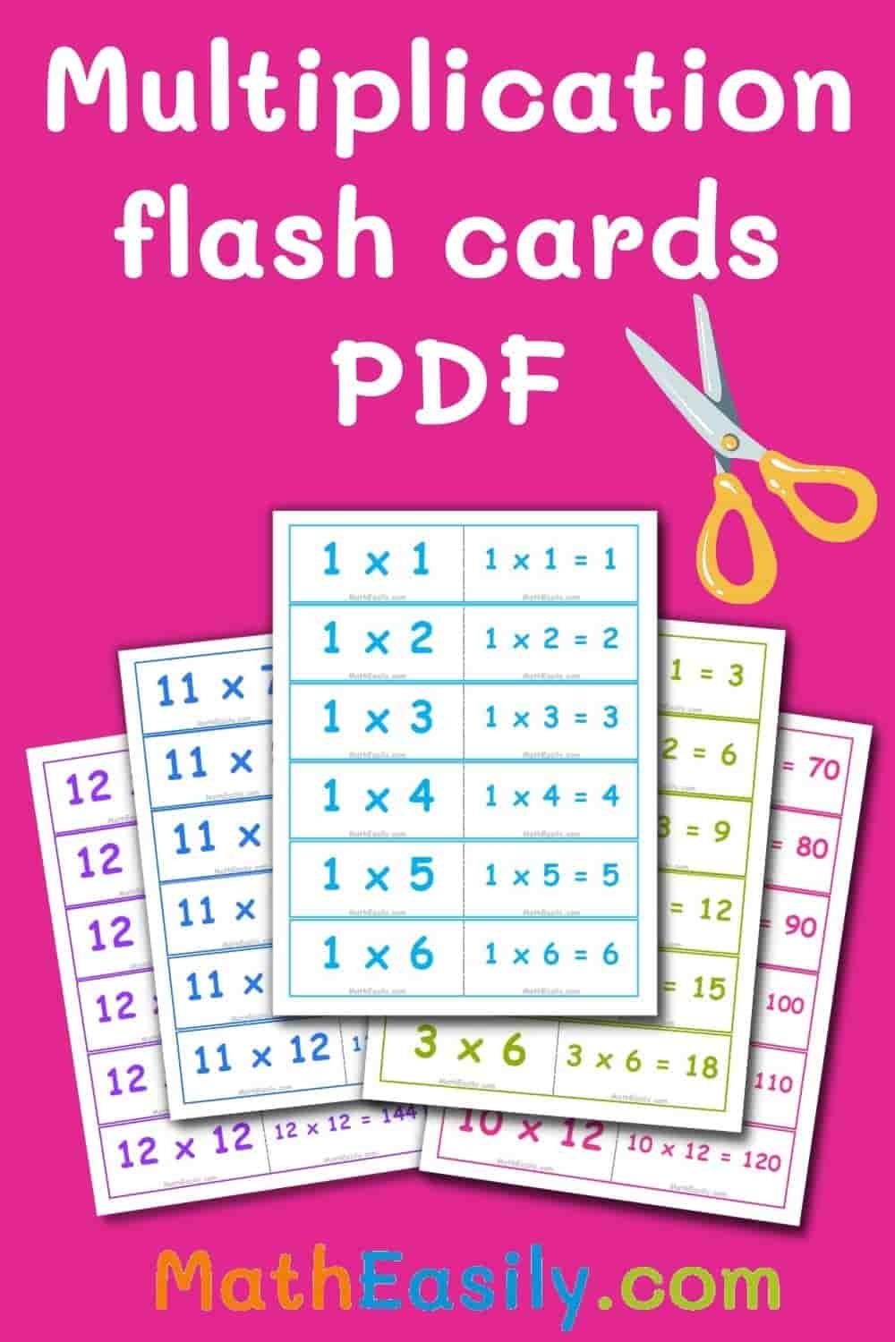 Multiplication Flash Cards ONLINE 0 12 Printable Multiplication Flash Cards ONLINE 0 12 Printable