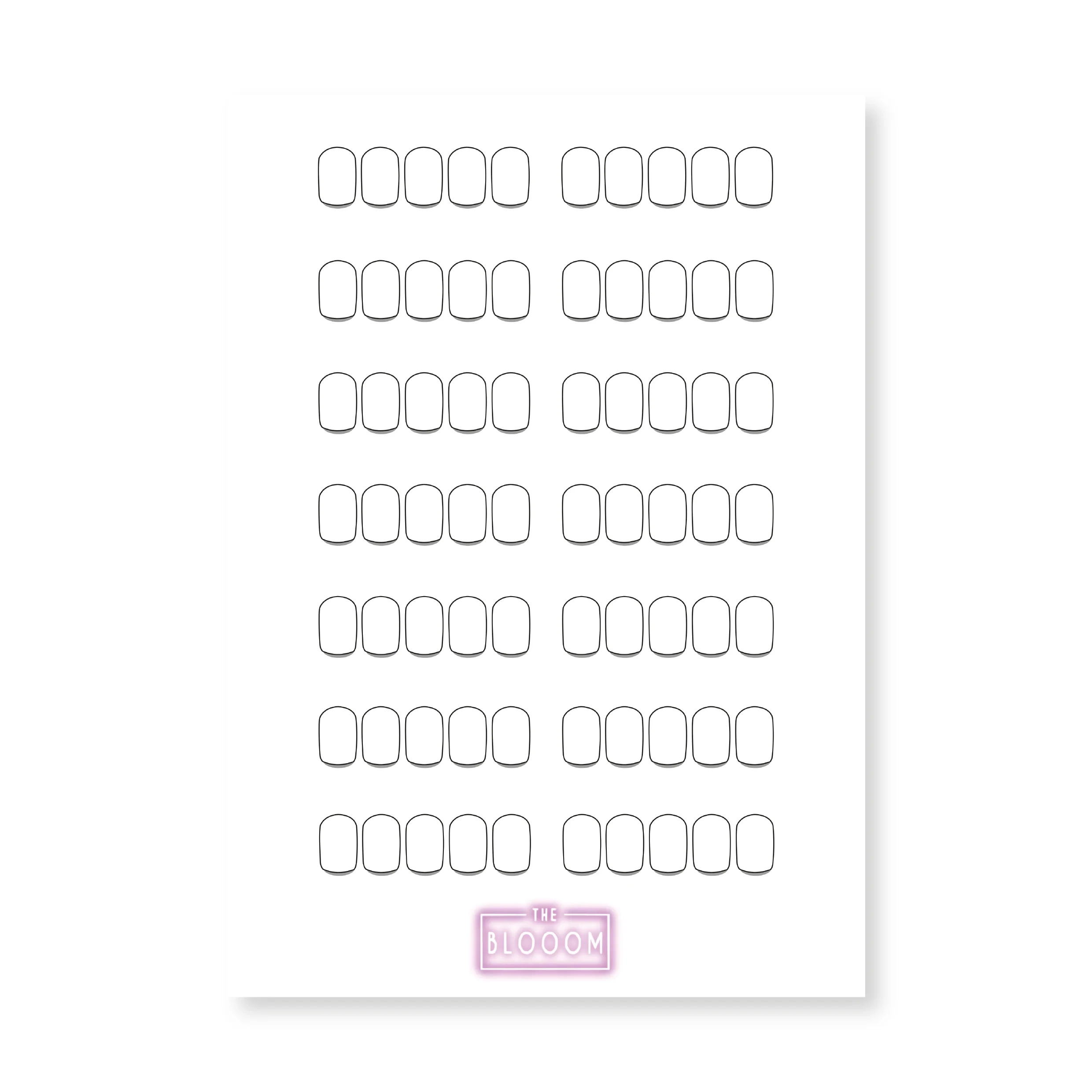 Nail Design Template FREE DOWNLOAD The BLOOOM Nail Design Template FREE DOWNLOAD The BLOOOM