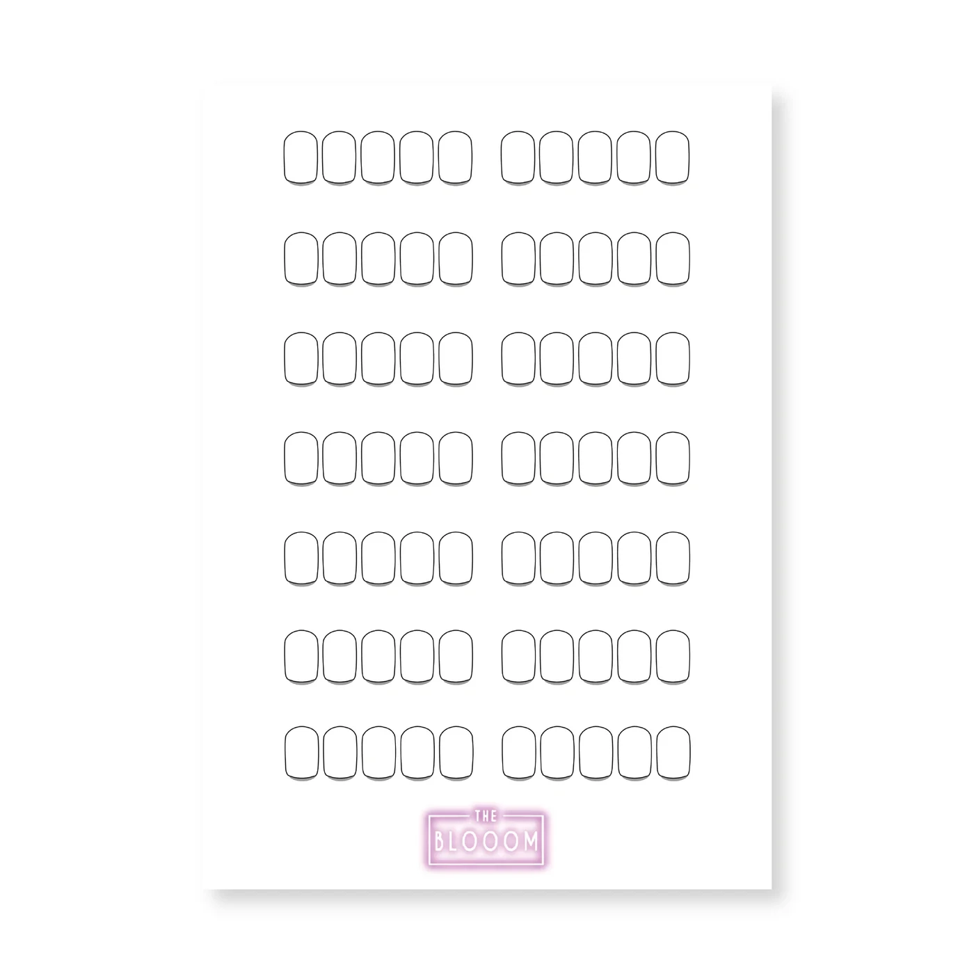 Nail Design Template FREE DOWNLOAD The BLOOOM