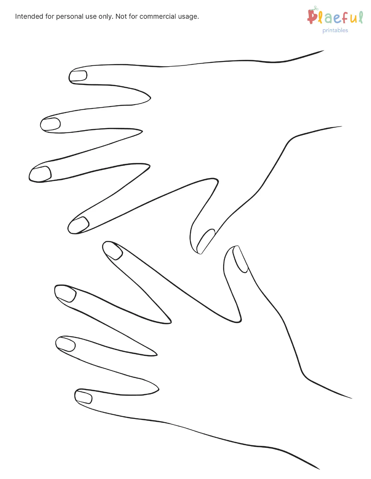 Nail Salon Printable Fine Motor Skills Activity digital Download Etsy New Zealand