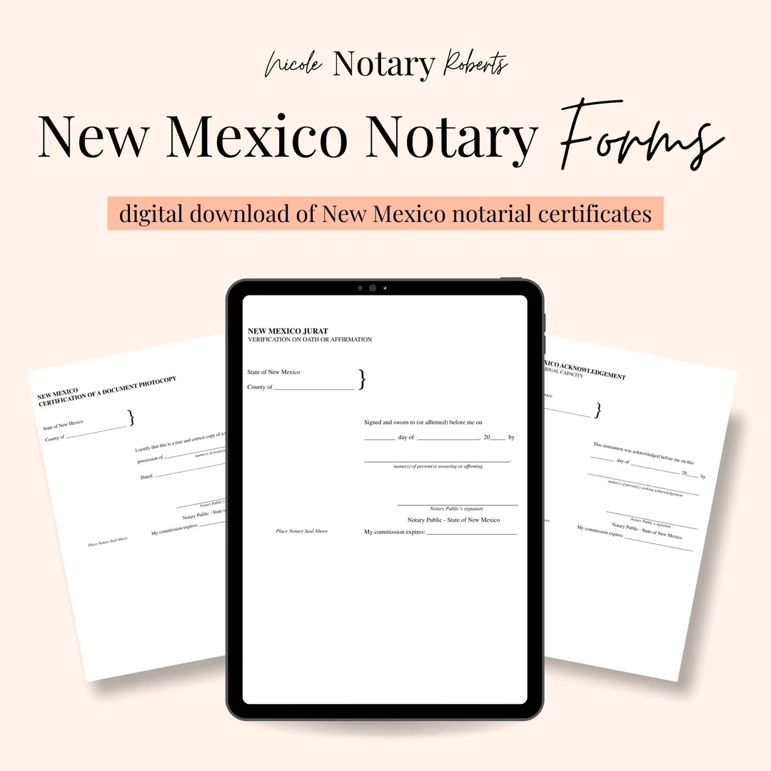 NEW MEXICO Jurat Acknowledgment Certified Photocopy Forms For Notaries Etsy NEW MEXICO Jurat Acknowledgment Certified Photocopy Forms For Notaries Etsy