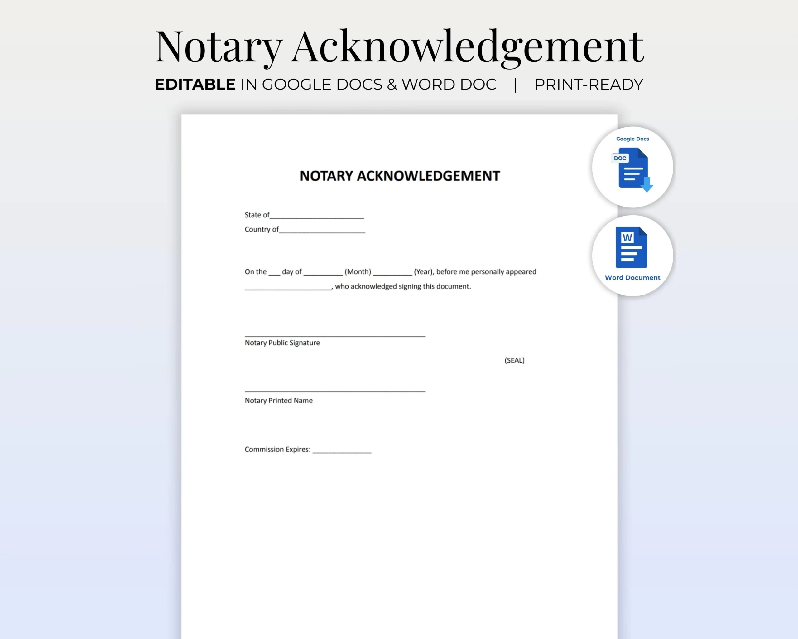 Notary Acknowledgement Form Printable Notary Letter Notarization Template Editable Notary Public Document Digital Download Etsy Israel Notary Acknowledgement Form Printable Notary Letter Notarization Template Editable Notary Public Document Digital Download Etsy Israel