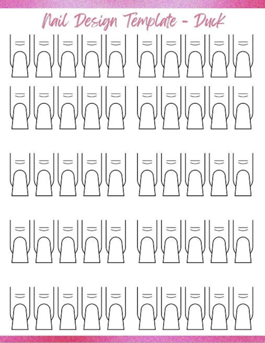 Paper Nails Printable Shop On Pinterest