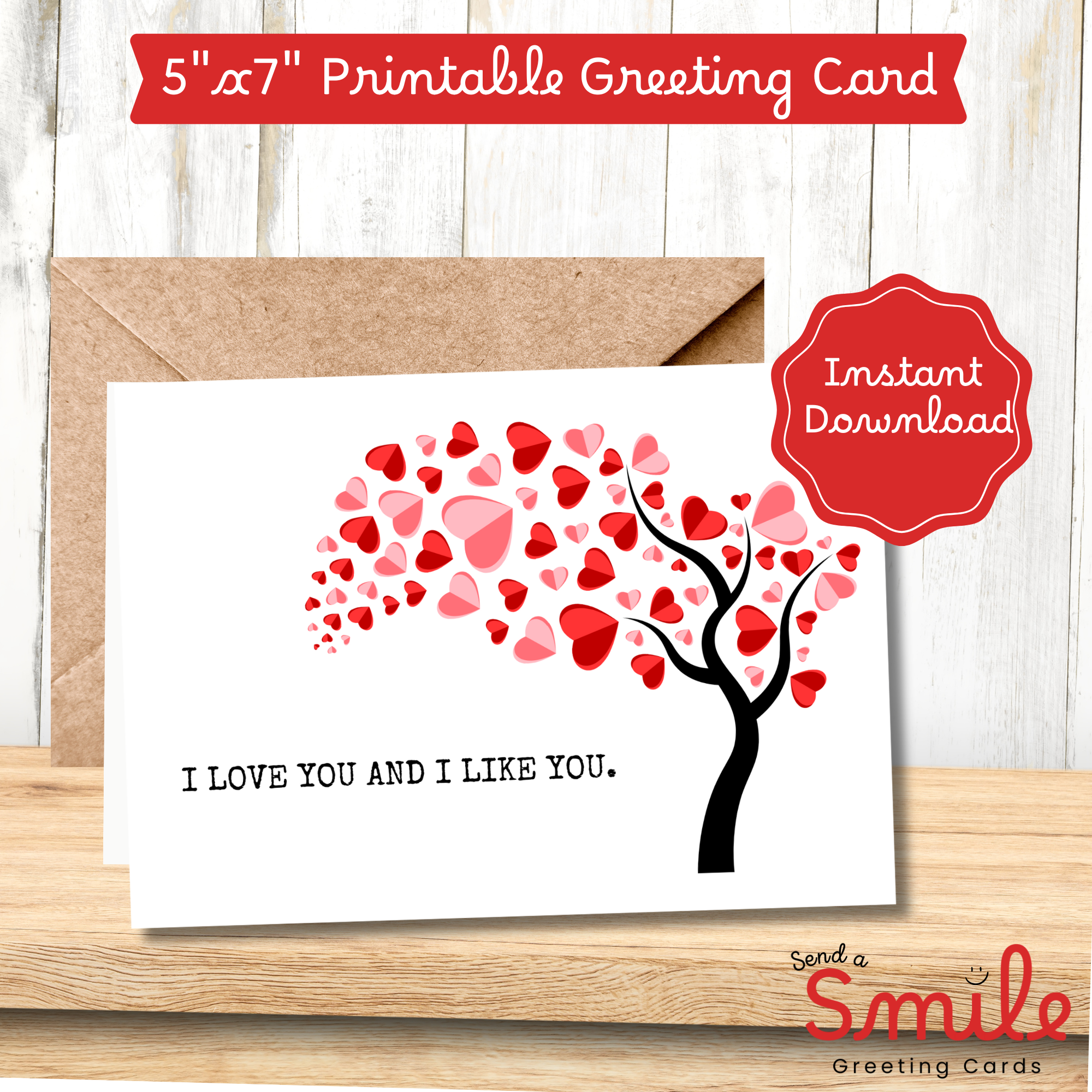 Parks And Recreation Inspired Card I Love You And I Like You Printable Card Leslie Knope Card For Boyfriend Card For Girlfriend Simplified By Print